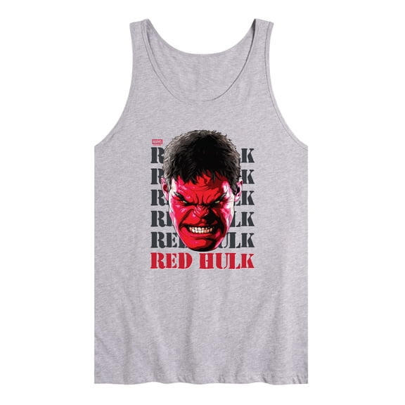 Marvel - Big Red Hulk Face - Men's Tank Top