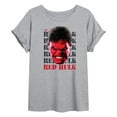 thumbnail image 1 of Marvel - Big Red Hulk Face - Women's Oversized Graphic T-Shirt, 1 of 4