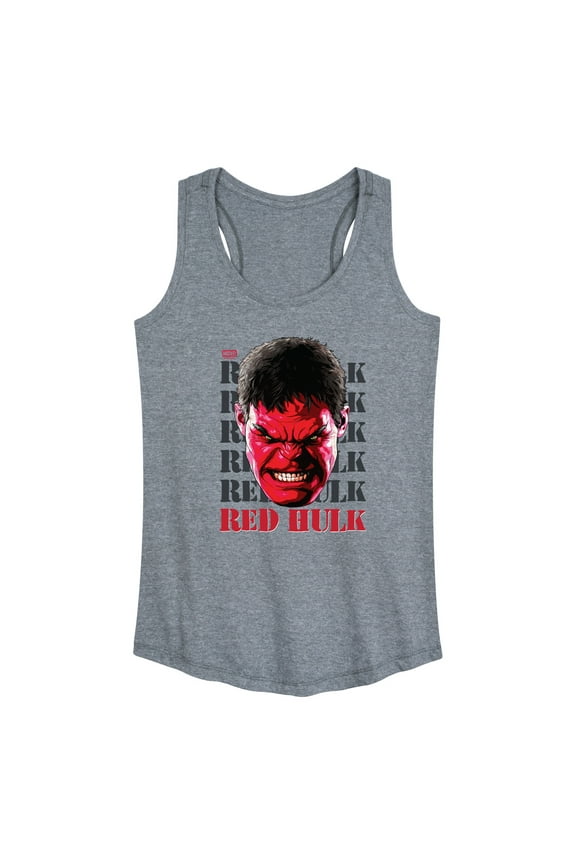 - Big Red Hulk Face - Women's Racerback Tank