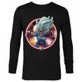 thumbnail image 1 of Marvel Black Cat Captain America 80th Anniversary Covers Standard - Long Sleeve T-Shirt for Men – Customized-Black, 1 of 5
