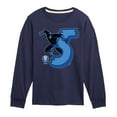 thumbnail image 1 of Marvel Black Panther - 5Th Birthday - Toddler And Youth Long Sleeve Graphic T-Shirt, 1 of 5