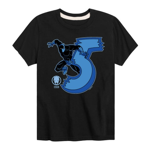 Marvel Black Panther - 5Th Birthday - Toddler And Youth Short Sleeve Tee