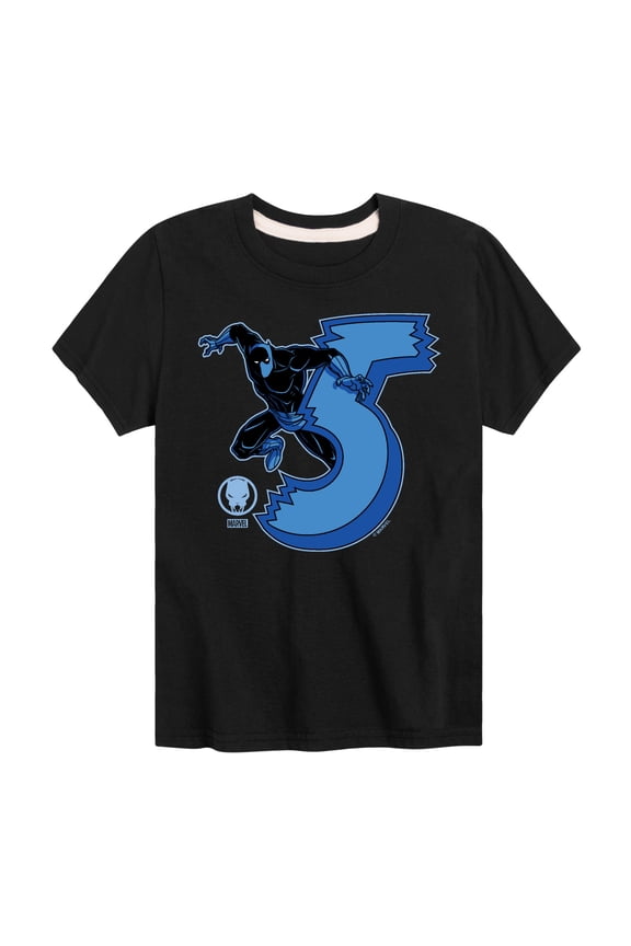 Black Panther - 5Th Birthday - Toddler And Youth Short Sleeve Tee