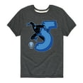 thumbnail image 1 of Marvel Black Panther - 5Th Birthday - Toddler And Youth Short Sleeve Tee, 1 of 5