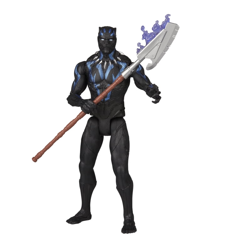 Black Panther Vibranium Suit Action Figure, 6-Inch Scale