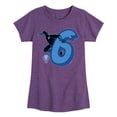 thumbnail image 1 of Marvel Black Panther - 6Th Birthday - Girls Fitted Short Sleeve Tee, 1 of 5