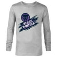 thumbnail image 1 of Marvel Black Panther Avengers Panther Mask Icon Claw Slashes - Long Sleeve T-Shirt for Men - Customized-Athletic Heather, 1 of 5