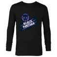 thumbnail image 1 of Marvel Black Panther Avengers Panther Mask Icon Claw Slashes - Long Sleeve T-Shirt for Men - Customized-Black, 1 of 5