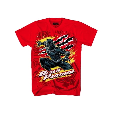 Marvel Black Panther Boys' Panther Party T-Shirt