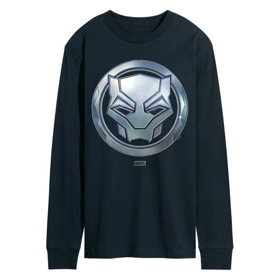 Marvel Black Panther - Circle Logo - Men's Long Sleeve Graphic T-Shirt