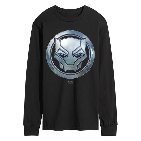 Marvel Black Panther - Circle Logo - Men's Long Sleeve Graphic T-Shirt