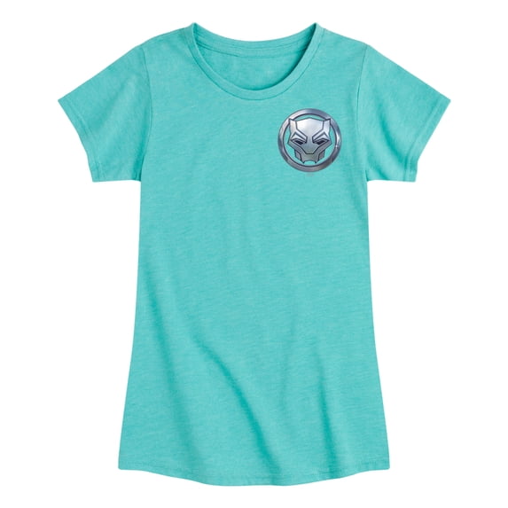 Marvel - Black Panther Circle Logo - Toddler Girls Short Sleeve T-Shirt