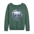 thumbnail image 1 of Marvel Black Panther - Circle Logo - Women's French Terry Pullover Long Sleeve Shirt, 1 of 5