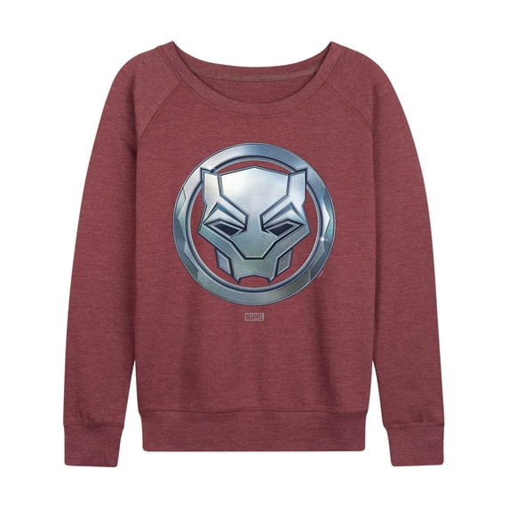 Marvel Black Panther - Circle Logo - Women's French Terry Pullover Sweatshirt