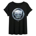 thumbnail image 1 of Marvel Black Panther - Circle Logo - Women's Oversized Graphic T-Shirt, 1 of 5