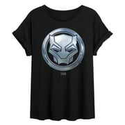 Marvel - Black Panther Circle Logo Womens Relaxed Fit T-Shirt