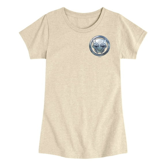 Marvel - Black Panther Circle Logo - Youth Girls Short Sleeve T-Shirt