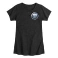 thumbnail image 1 of Marvel - Black Panther Circle Logo - Youth Girls Short Sleeve T-Shirt, 1 of 4