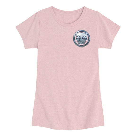 Marvel - Black Panther Circle Logo - Youth Girls Short Sleeve T-Shirt
