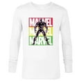 thumbnail image 1 of Marvel Black Panther Classic Comic Art and Name - Long Sleeve T-Shirt for Men - Customized-White, 1 of 5
