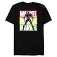 thumbnail image 1 of Marvel Black Panther Classic Comic Art and Name - Short Sleeve Blended T-Shirt for Adults - Customized-Black, 1 of 5