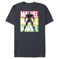 thumbnail image 1 of Marvel Black Panther Classic Comic Art and Name - Short Sleeve Blended T-Shirt for Adults - Customized-Navy Heather, 1 of 5