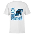 thumbnail image 1 of Marvel Black Panther Classic Comic Splatter Distressed - Short Sleeve T-Shirt for Kids - Customized-White, 1 of 5
