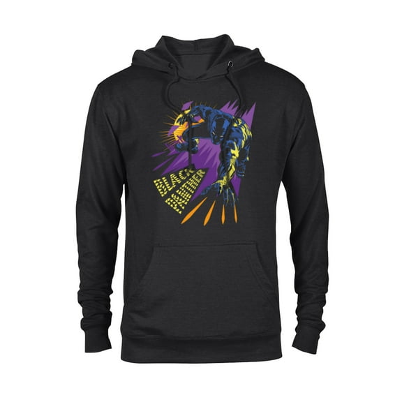 Marvel Black Panther Claw Marks Comic - Pullover Hoodie for Adults - Customized-Black
