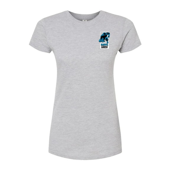 Marvel Black Panther - Comic Book Cover Oversized - Juniors Fitted Graphic T-Shirt