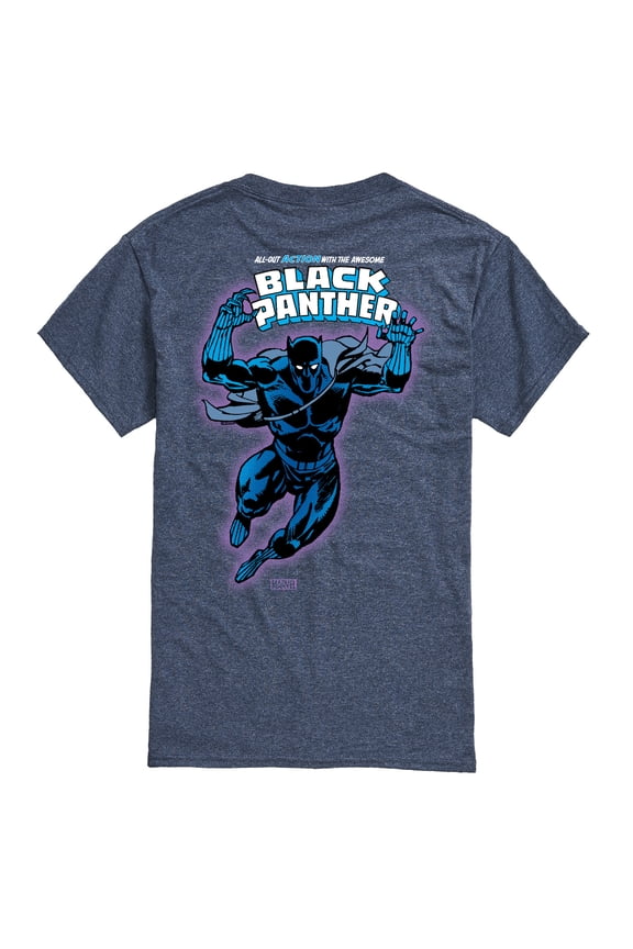 Black Panther - Comic Book Cover Oversized - Men's Short Sleeve Graphic T-Shirt