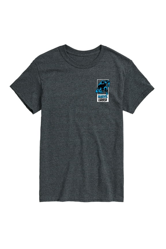 Black Panther - Comic Book Cover Oversized - Men's Short Sleeve Graphic T-Shirt