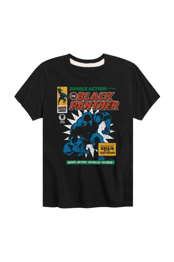 Black Panther - Comic Cover - Toddler And Youth Short Sleeve Tee