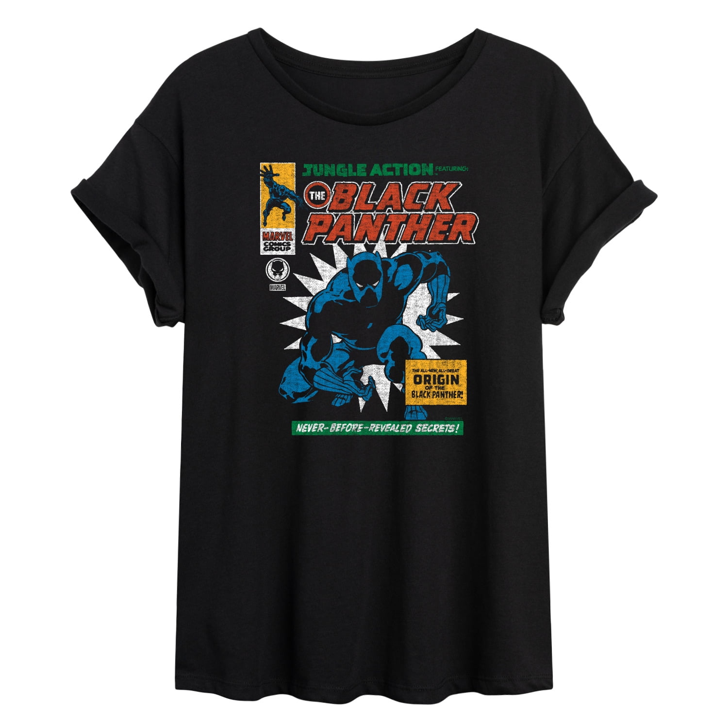 Batman Bad Girl S/S Adult 30/1 T-Shirt Black - Walmart.com