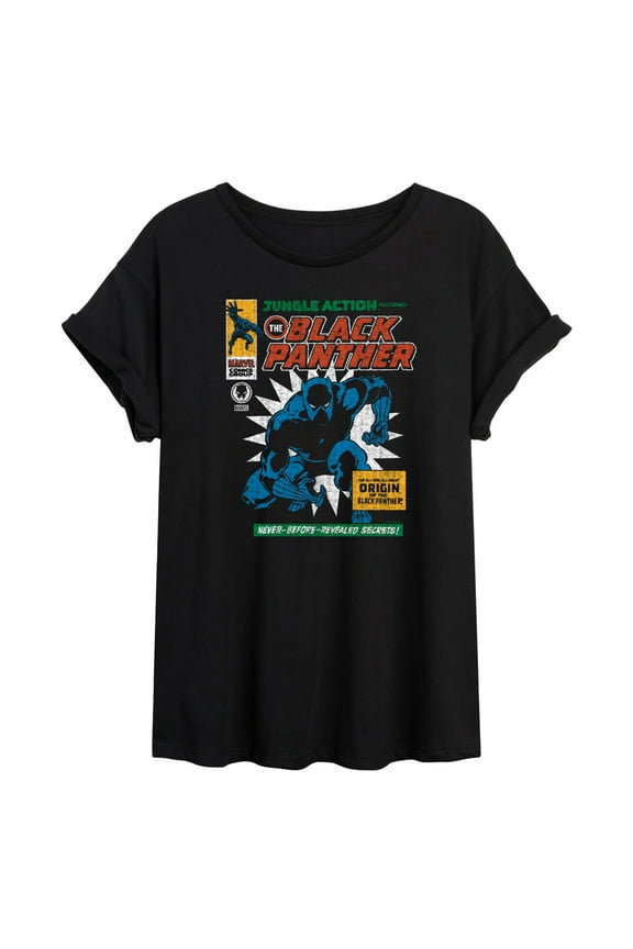 Black Panther - Comic Cover - Women's Oversized Graphic T-Shirt