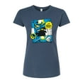 thumbnail image 1 of Marvel Black Panther - Comic Panels - Juniors Fitted Graphic T-Shirt, 1 of 5