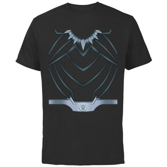 Marvel Black Panther Costume - Short Sleeve Cotton T-Shirt for Adults - Customized-Black