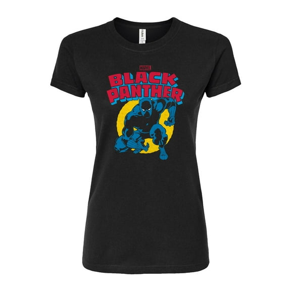 Marvel Black Panther - Crouch - Juniors Fitted Graphic T-Shirt