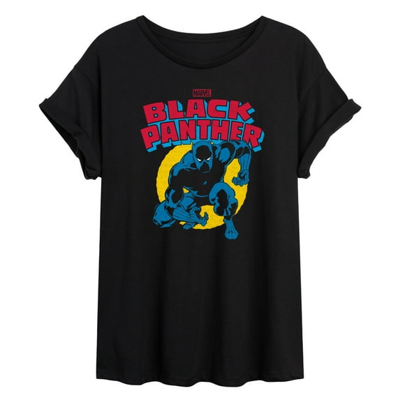 Marvel Black Panther - Crouch - Women's Oversized Graphic T-Shirt