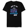 thumbnail image 1 of Marvel Black Panther Family Party Dad of the Birthday Boy - Short Sleeve Blended T-Shirt for Adults - Customized-Black, 1 of 5