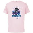 thumbnail image 1 of Marvel Black Panther Family Party Dad of the Birthday Boy - Short Sleeve Cotton T-Shirt for Adults - Customized-Soft Pink, 1 of 5