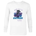 thumbnail image 1 of Marvel Black Panther Family Party Dad of the Birthday Girl - Long Sleeve T-Shirt for Men - Customized-White, 1 of 5
