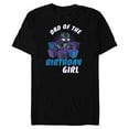 thumbnail image 1 of Marvel Black Panther Family Party Dad of the Birthday Girl - Short Sleeve Blended T-Shirt for Adults - Customized-Black, 1 of 5