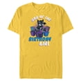 thumbnail image 1 of Marvel Black Panther Family Party Dad of the Birthday Girl - Short Sleeve Blended T-Shirt for Adults - Customized-Yellow, 1 of 5