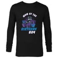 thumbnail image 1 of Marvel Black Panther Family Party Mom of the Birthday Boy - Long Sleeve T-Shirt for Men - Customized-Black, 1 of 5