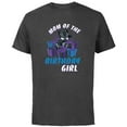 thumbnail image 1 of Marvel Black Panther Family Party Mom of the Birthday Girl - Short Sleeve Cotton T-Shirt for Adults - Customized-Charcoal Heather, 1 of 5