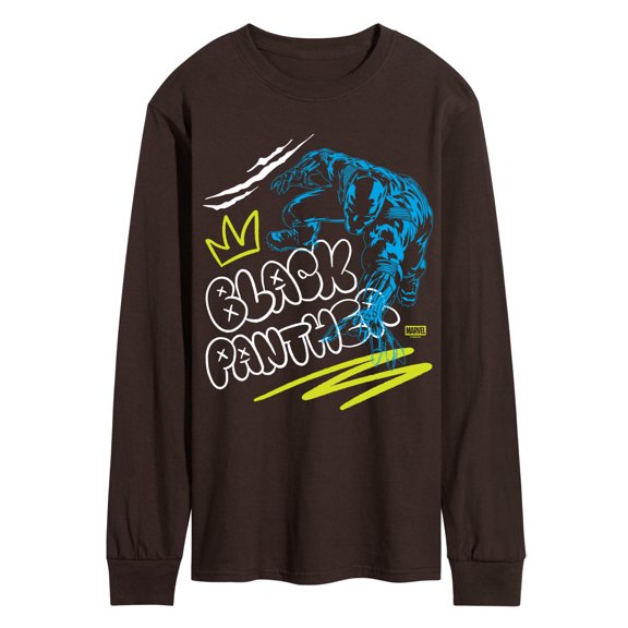 Marvel - Black Panther Graffiti - Men's Long Sleeve Graphic T-Shirt
