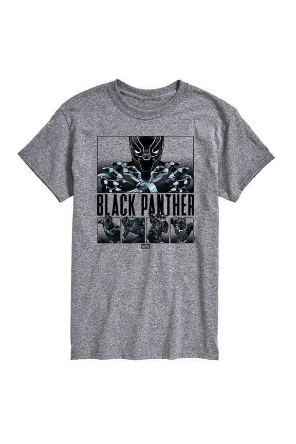 - Black Panther Grid - Men's Short Sleeve Graphic T-Shirt