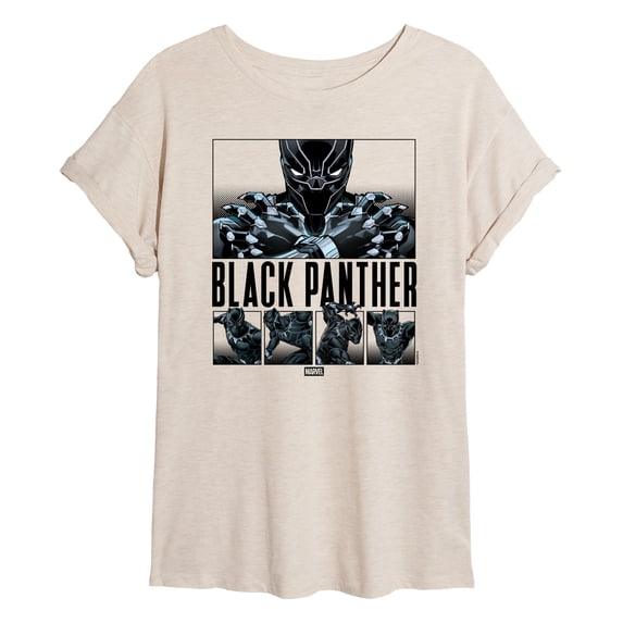 Marvel - Black Panther Grid - Women's Oversized Graphic T-Shirt