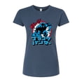 thumbnail image 1 of Marvel Black Panther - Katakana Panther - Juniors Fitted Graphic T-Shirt, 1 of 5