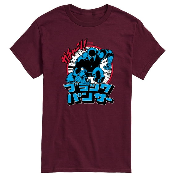 Marvel Black Panther - Katakana Panther - Men's Short Sleeve Graphic T-Shirt